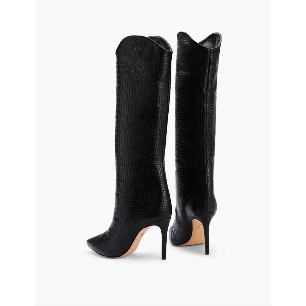 NEW SCHUTZ women's maryana boot in black - Picture 4 of 4